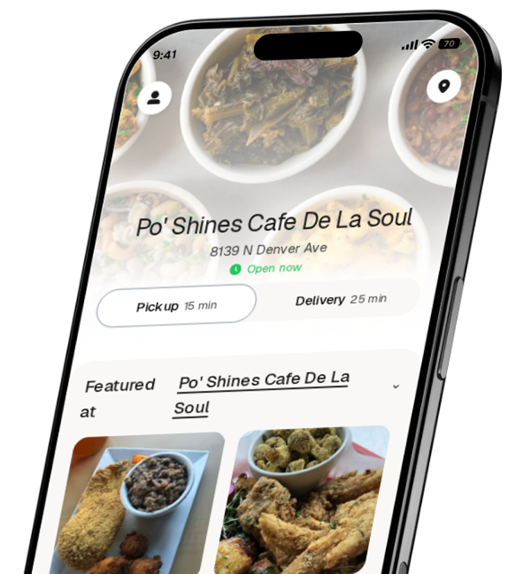 Po' Shines Cafe De La Soul app preview