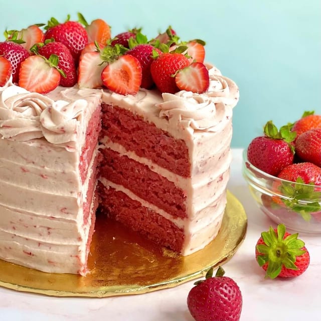 Strawberry Cake.