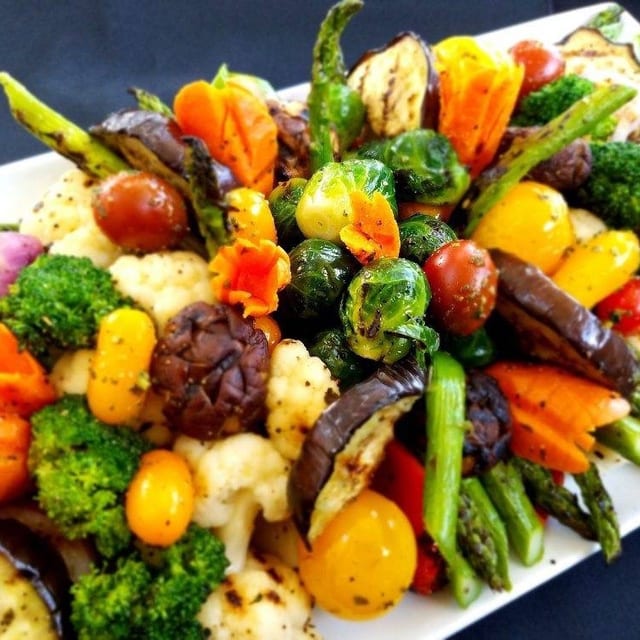Roasted Veggie Platters.
