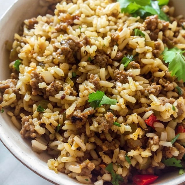 Cajun Dirty Rice.